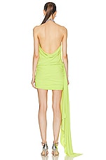 Nue Studio Iris Dress in Lime Green, view 4, click to view large image.