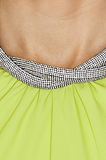 Nue Studio Iris Dress in Lime Green, view 5, click to view large image.