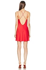 Nue Studio for FWRD Venus Mini Dress in Red, view 3, click to view large image.
