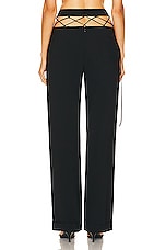 Nensi Dojaka Tailored Trouser in Black, view 3, click to view large image.