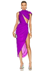 NERVI Bar Dress in Purple, view 1, click to view large image.