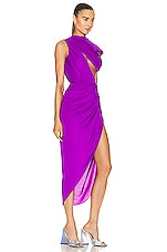 NERVI Bar Dress in Purple, view 2, click to view large image.