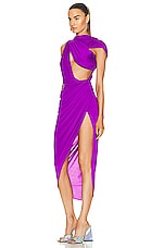 NERVI Bar Dress in Purple, view 3, click to view large image.