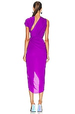 NERVI Bar Dress in Purple, view 4, click to view large image.