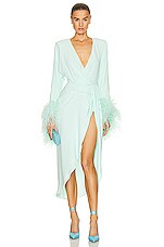 NERVI Donna Solid Dress in Green Mint | FWRD