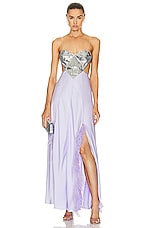 NERVI Elsa Dress in Lilac, view 1, click to view large image.