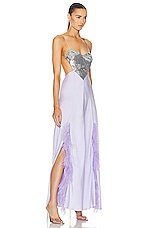 NERVI Elsa Dress in Lilac, view 2, click to view large image.