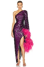 NERVI Maria Sequin Dress in Purple, view 1, click to view large image.
