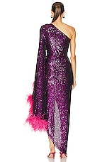 NERVI Maria Sequin Dress in Purple, view 4, click to view large image.