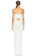 NERVI Rita Dress in Off White, view 3, click to view large image.