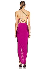 NERVI For Fwrd Luce Dress in Purple, view 4, click to view large image.