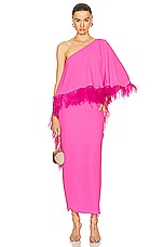 NERVI For Fwrd Dolly Dress in Hot Pink, view 5, click to view large image.