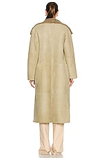 NOUR HAMMOUR Birthday Coat in Sponge, view 3, click to view large image.
