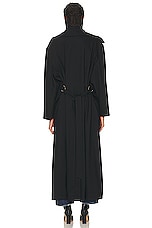 NOUR HAMMOUR for FWRD Victoria Coat in Black, view 4, click to view large image.
