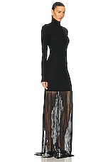 Nanushka Hazina Dress in Black, view 2, click to view large image.
