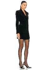 NICHOLAS Kebria Tuxedo Blazer Dress in Black, view 2, click to view large image.