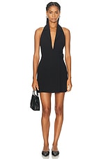 NICHOLAS Alicia Asym Belt Vest Dress in Black, view 1, click to view large image.