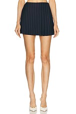 NICHOLAS Naomi Pleated Skort in Navy, view 1, click to view large image.