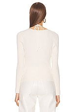NICHOLAS Almina Top in Pearl, view 3, click to view large image.