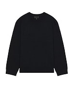 NILI LOTAN Leland Sweater in Dark Navy, view 1, click to view large image.