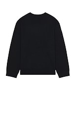 NILI LOTAN Leland Sweater in Dark Navy, view 2, click to view large image.