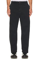 NILI LOTAN Carpenter Pant in Carbon, view 4, click to view large image.