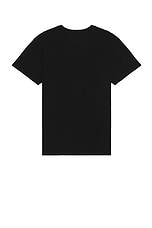 NILI LOTAN Brandon Tee in Jet Black, view 1, click to view large image.