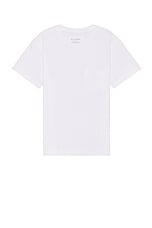 NILI LOTAN Brandon Tee in White, view 1, click to view large image.