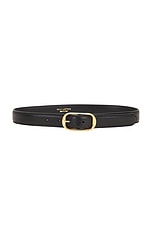 NILI LOTAN Reine Belt in Black, view 1, click to view large image.