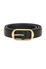 NILI LOTAN Reine Belt in Black, view 3, click to view large image.