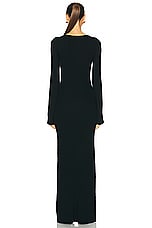 NILI LOTAN Ezequiel Dress in Black, view 3, click to view large image.