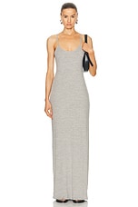 NILI LOTAN Judy Dress in Grey Melange, view 1, click to view large image.
