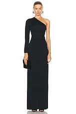 NILI LOTAN Ranni Dress in Black, view 1, click to view large image.