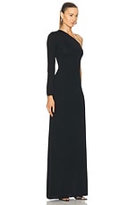 NILI LOTAN Ranni Dress in Black, view 2, click to view large image.