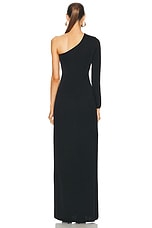 NILI LOTAN Ranni Dress in Black, view 4, click to view large image.