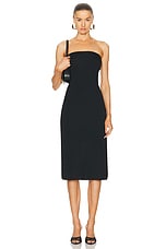 NILI LOTAN Mozana Dress in Black, view 1, click to view large image.