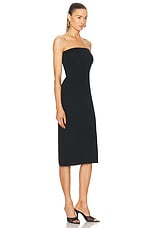 NILI LOTAN Mozana Dress in Black, view 2, click to view large image.