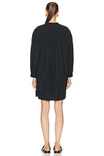 NILI LOTAN Najam Short Dress in Black, view 3, click to view large image.