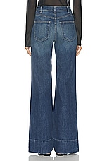 NILI LOTAN Nadege Wide Leg in Classic Wash, view 3, click to view large image.