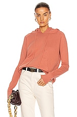 NILI LOTAN Janie Hoodie in Earth Rose | FWRD