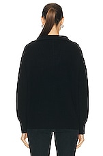 NILI LOTAN Hester Sweater in Dark Navy, view 3, click to view large image.