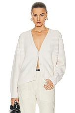NILI LOTAN Isin Cardigan in Ivory, view 1, click to view large image.