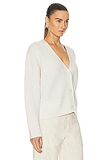 NILI LOTAN Isin Cardigan in Ivory, view 2, click to view large image.