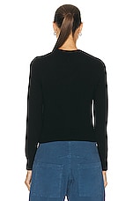 NILI LOTAN March Cardigan in Black, view 3, click to view large image.