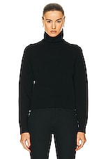 NILI LOTAN Hollyn Sweater in Black, view 1, click to view large image.