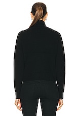 NILI LOTAN Hollyn Sweater in Black, view 3, click to view large image.