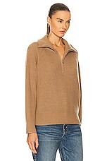 NILI LOTAN Garza Sweater in Camel, view 2, click to view large image.