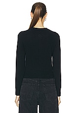 NILI LOTAN March Cardigan in Dark Navy, view 3, click to view large image.