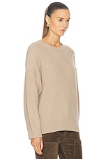 NILI LOTAN Payten Sweater in Beige Melange, view 2, click to view large image.