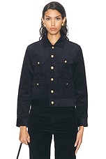 NILI LOTAN Lizeth Jacket in Midnight, view 1, click to view large image.